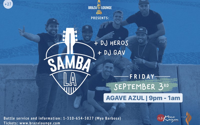 BRAZA LOUNGE presents: 🥁 SAMBA LA